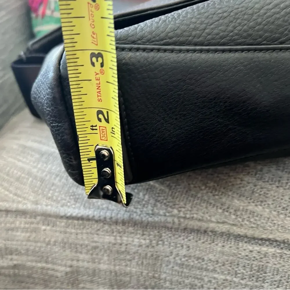 Tumi Leather Laptop Crossbody Handbag Purse Bag